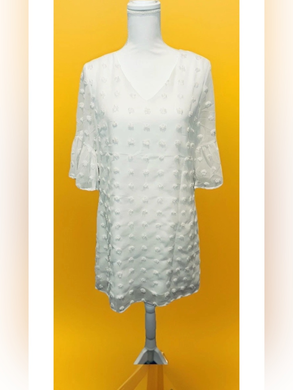 Boden White Blue Floral Shift Dress Sleeveless Cotton Pockets Career Vacation 8